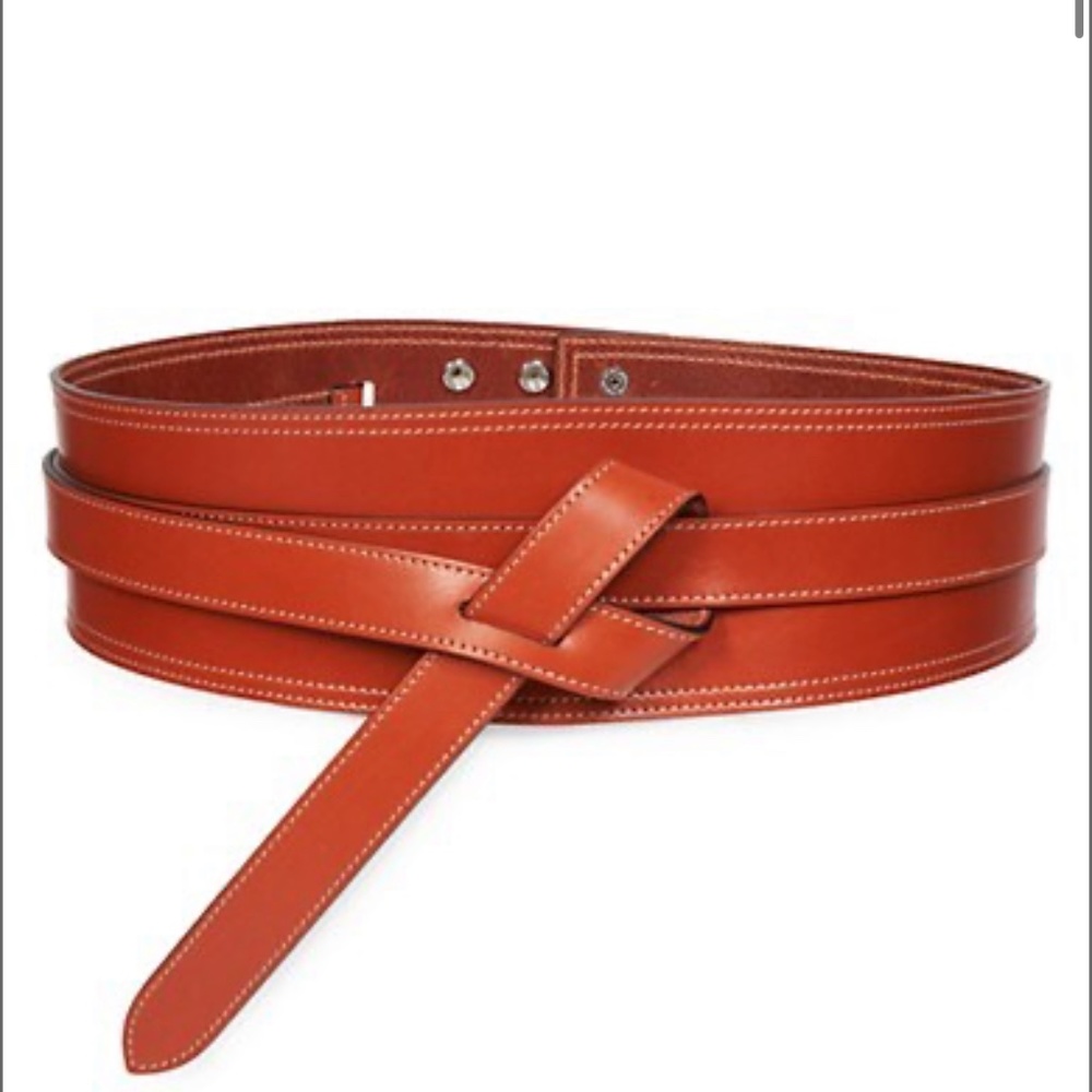 Isabel Marant Red Moshi belt Size 75 S-M NWT